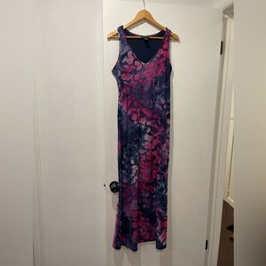 Karen‎ Kane Navy and Purple Dress